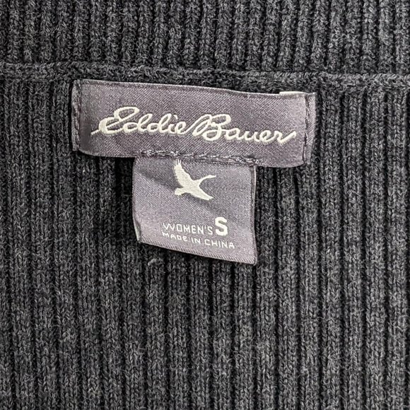 Eddie Bauer Sweater Gray sz S - Picture 3 of 6